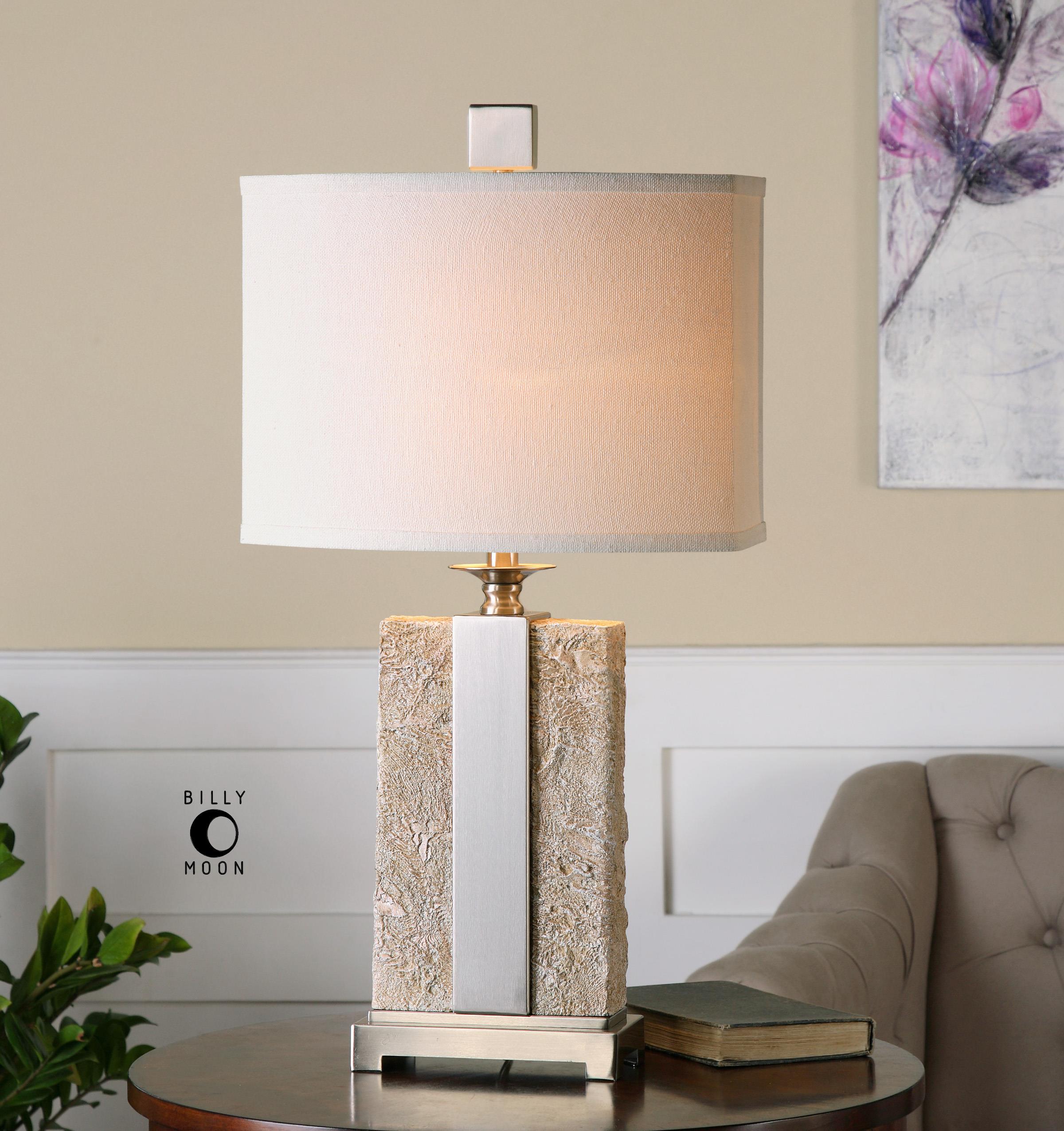 Uttermost Table Lamps 265081 Bonea Stone Ivory Table Lamp Wayside